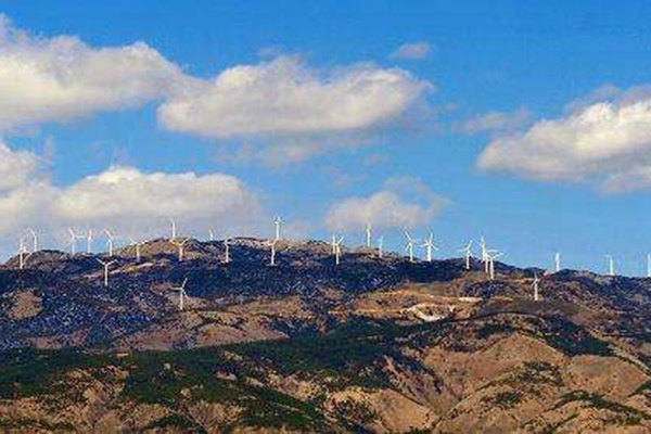 云南大理千顶山风电项目